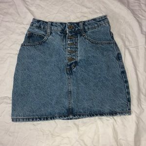 Brandy Melville Jean Skirt